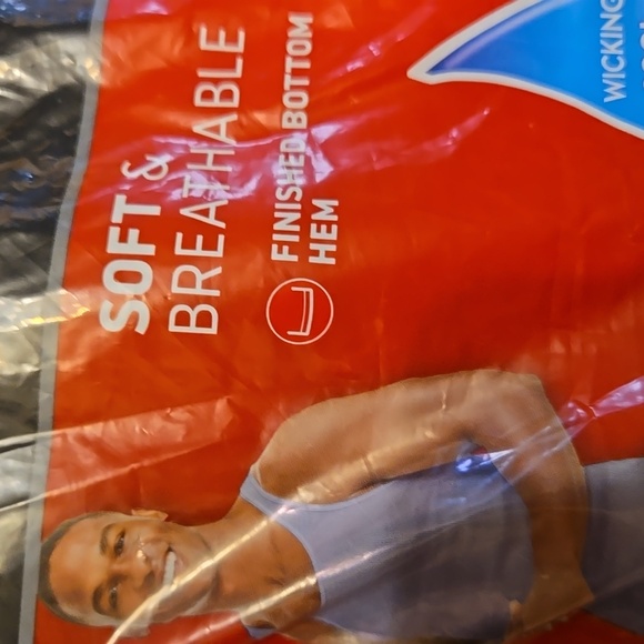 NWT Hanes 3XL Mens 6 Tagless Tanks - Picture 2 of 4